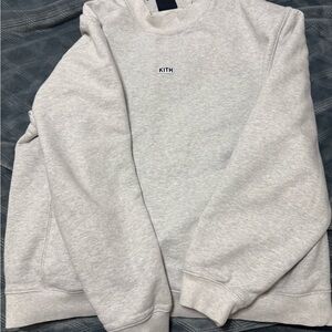 Kith Light Gray Crewneck Sweater